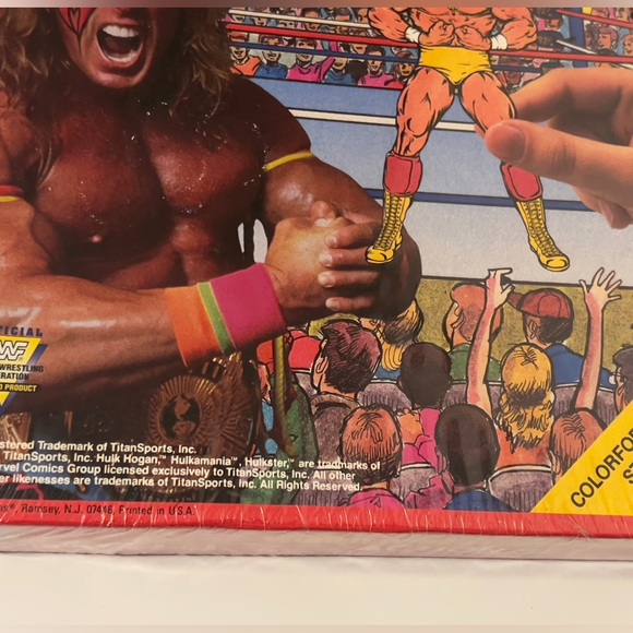 Vintage - WWF 1990 Action Set Coloforms Sealed - Picture 3 of 5